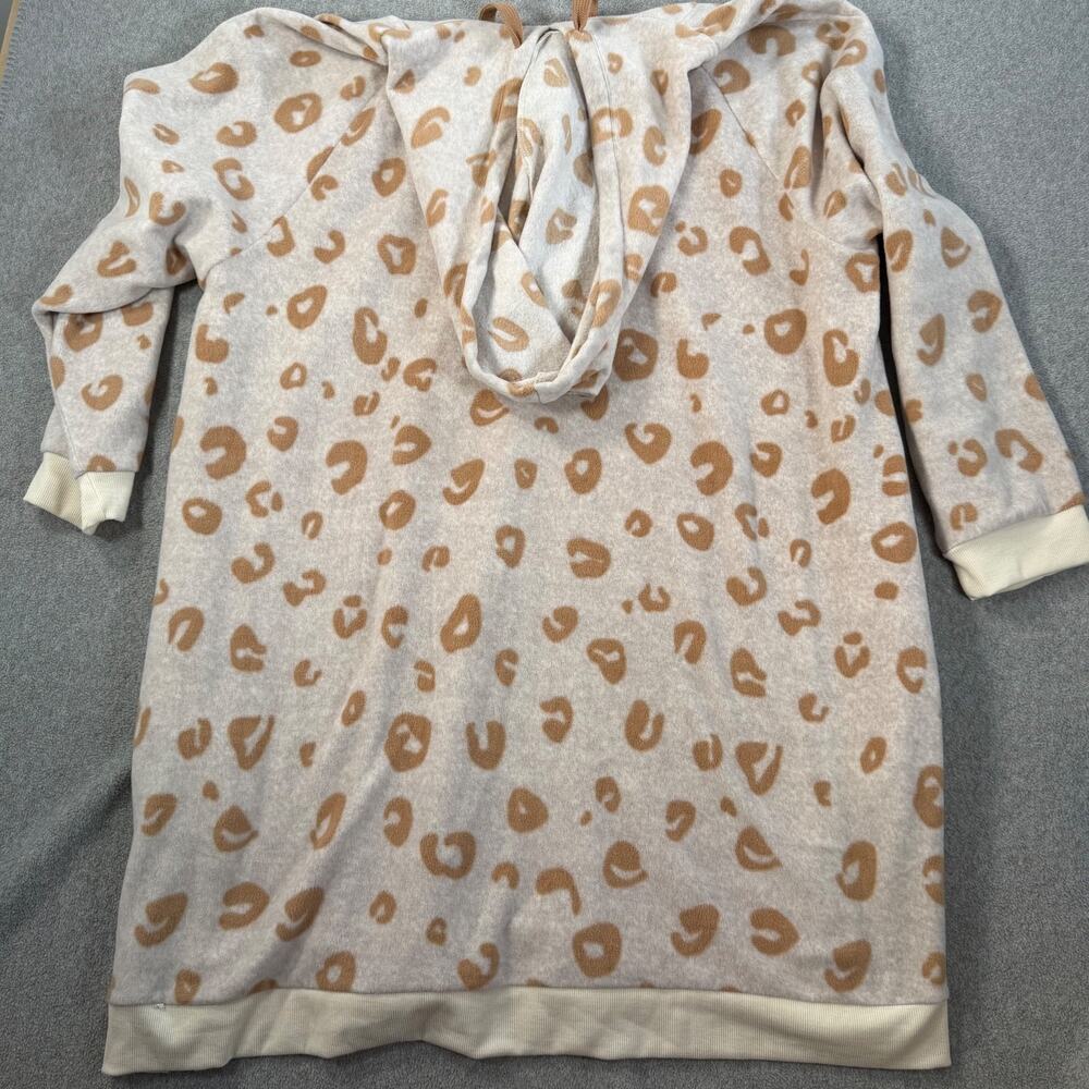 Koolaburra by UGG Women's 3X Leopard Print Hoodie Pullover Cozy Lounge Comfy - Picture 7 of 8